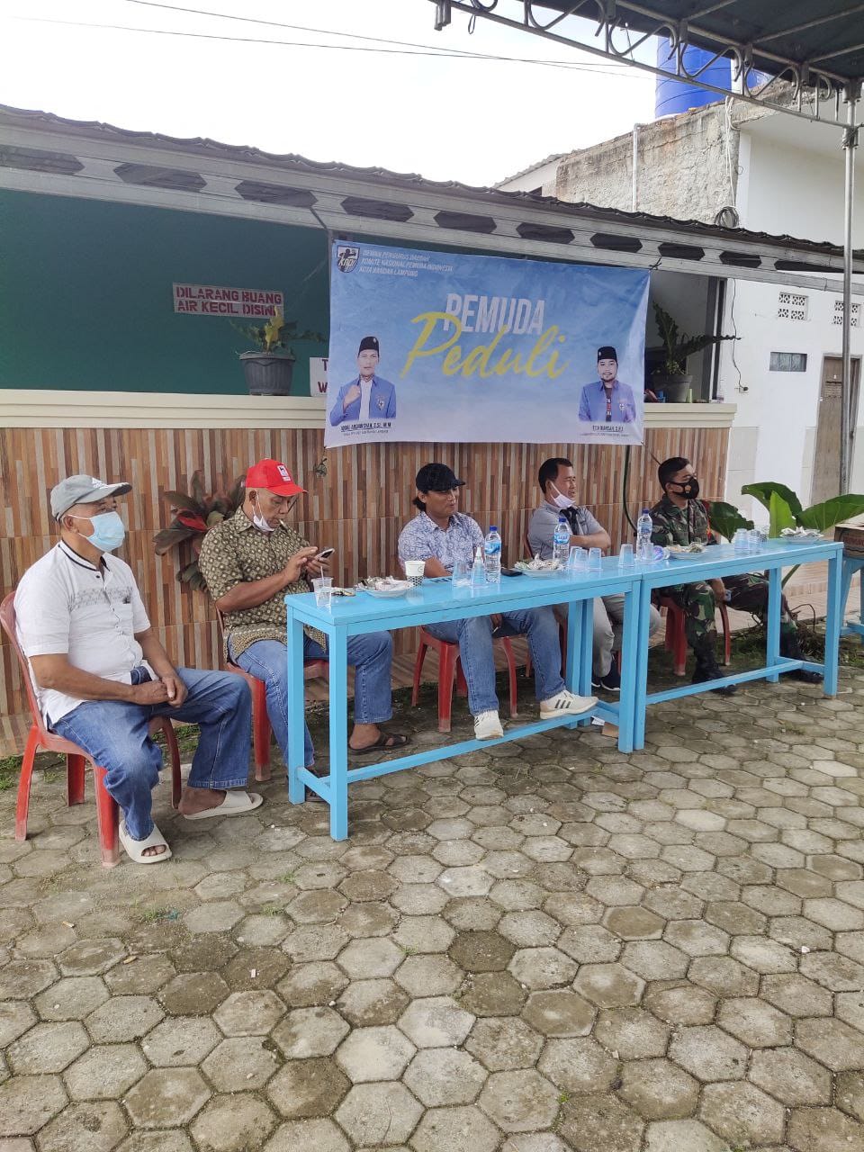 KNPI Bandarlampung Bantu Korban Banjir