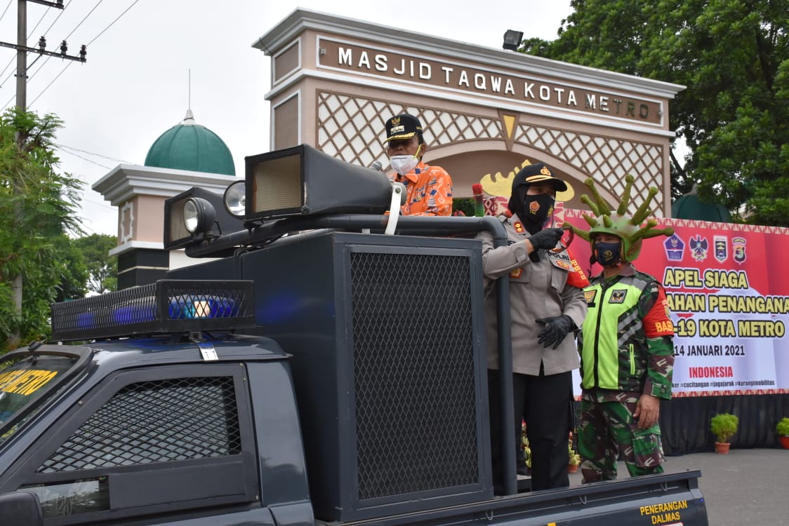 Perangi Peredaran Covid-19, Satgas Covid-19 Metro Bentuk Lima Tim