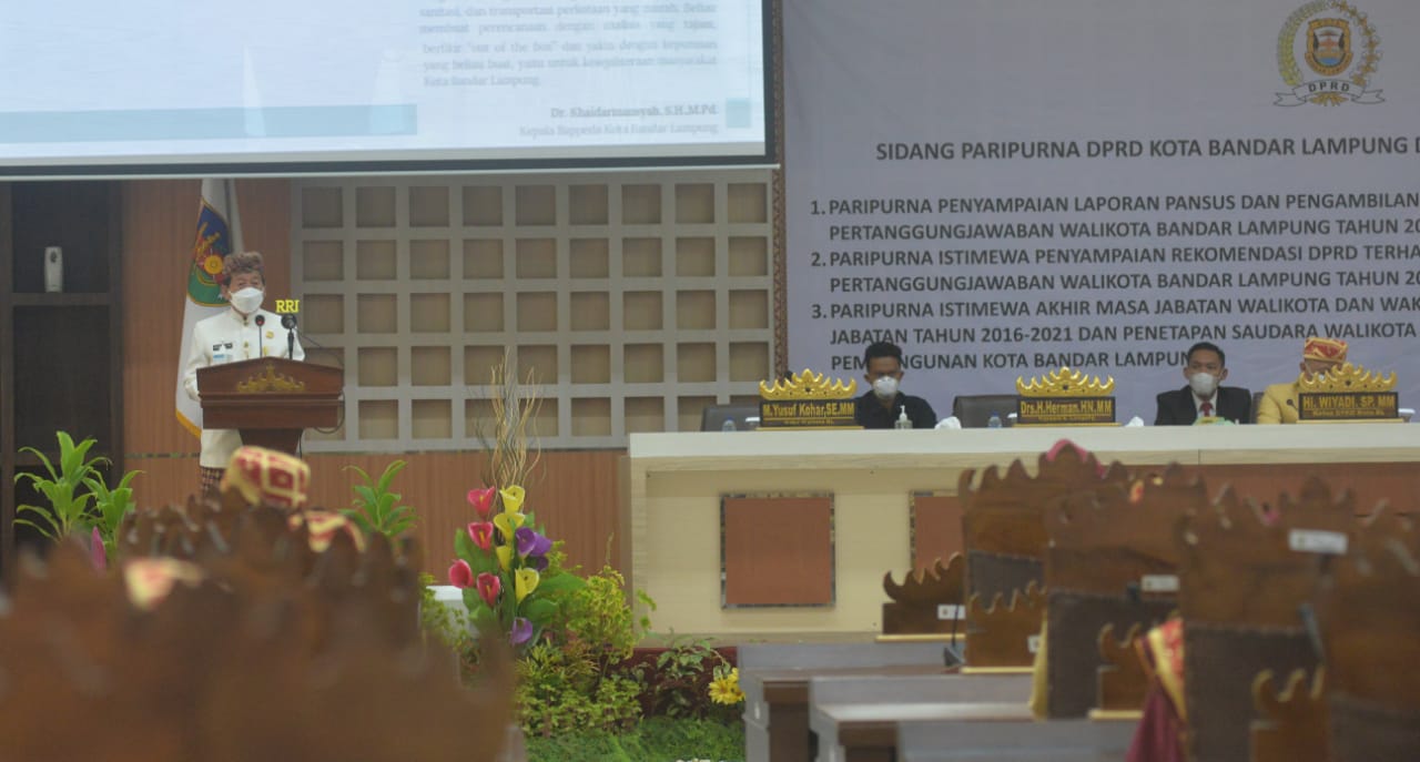 Tak Hadiri Paripurna Akhir Masa Jabatan, Begini Jawaban Wakil Wali Kota 