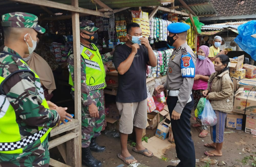Operasi Yustisi di Gedongtataan, Ribuan Warga Langgar Prokes