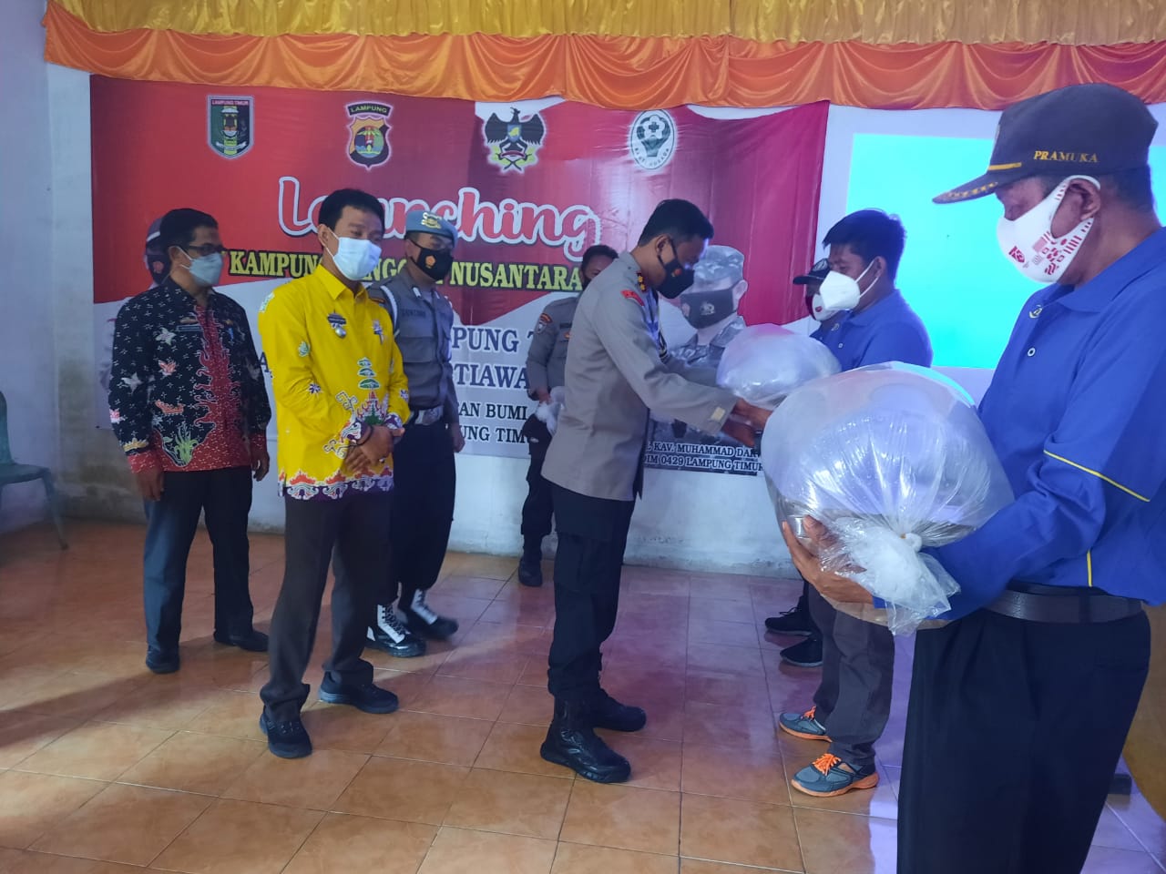 Kapolres Lamtim Lounching KTN di Desa Lehan