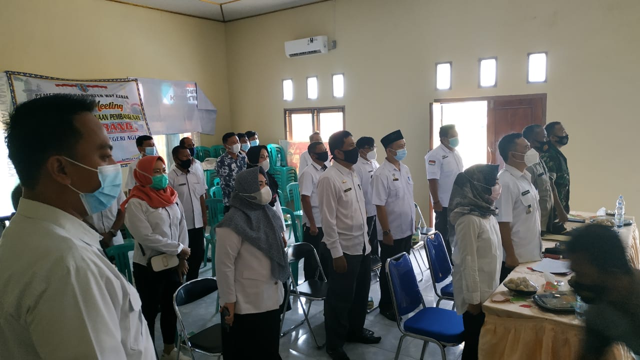 Kecamatan Negeri Agung Gelar Musrenbang Virtual