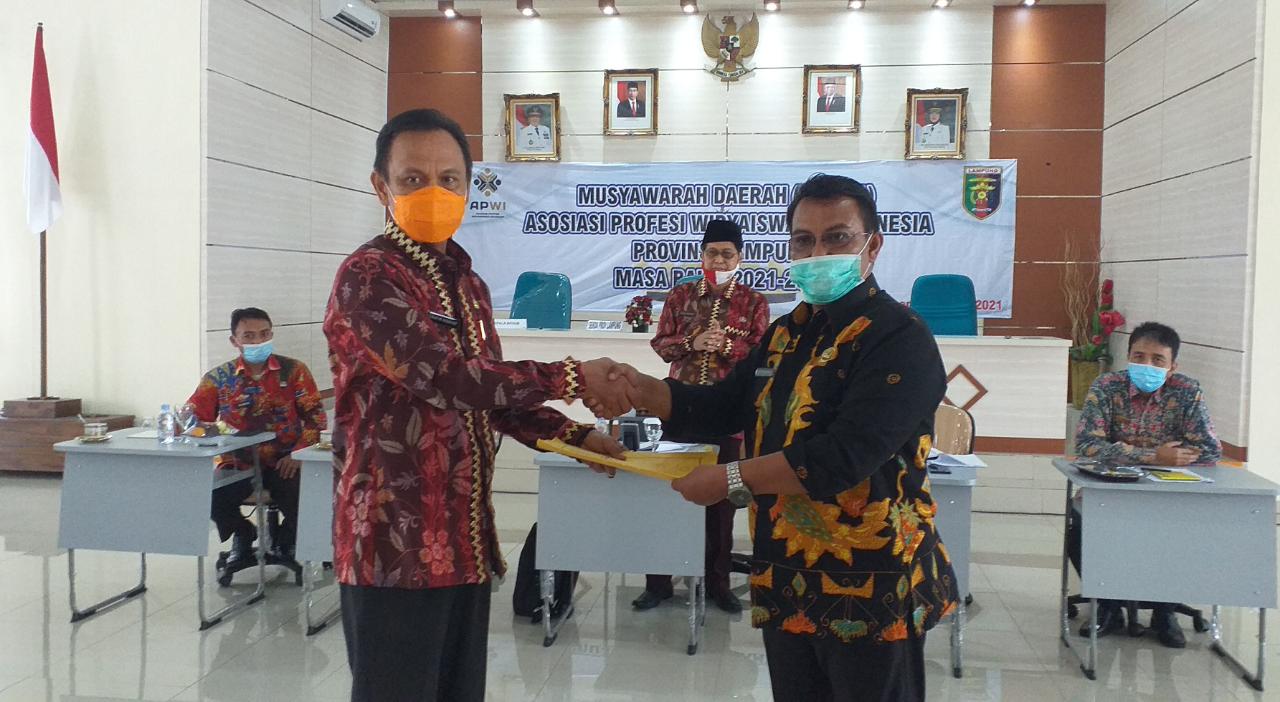Taufik Hidayat Terpilih Sebagai Ketua APWI Lampung