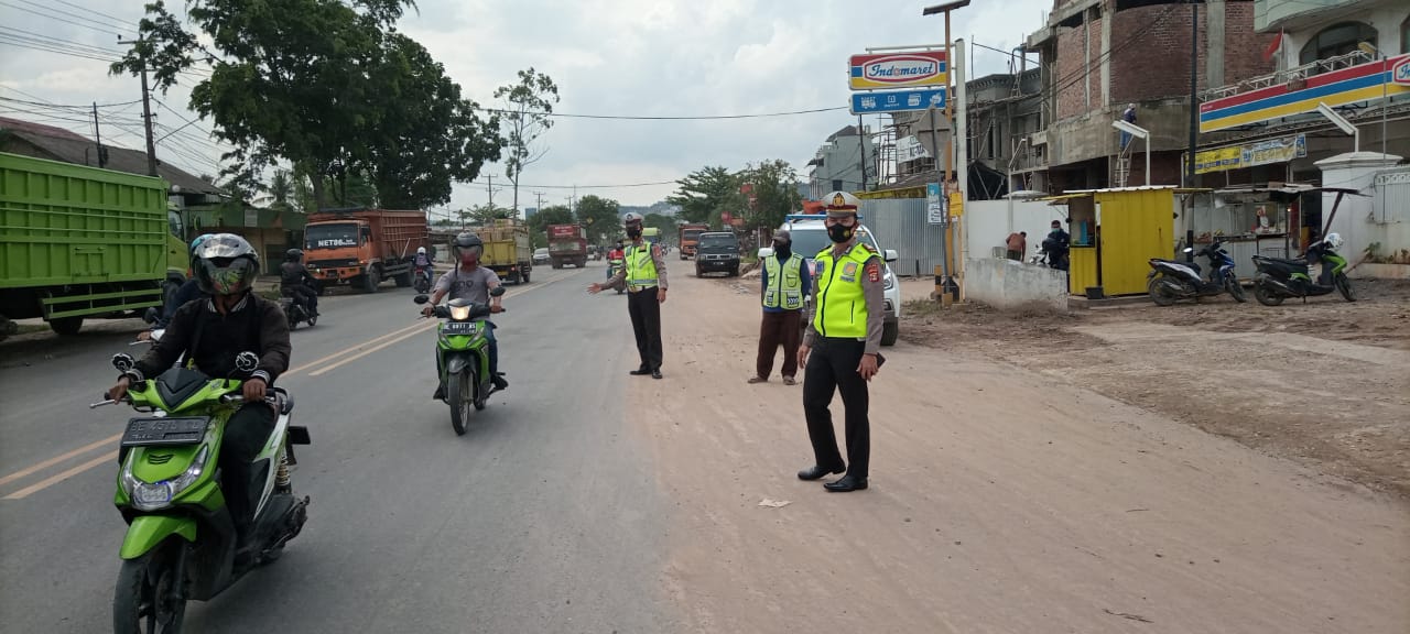Satlantas Antisipasi Macet Pasca Banjir Way Lunik