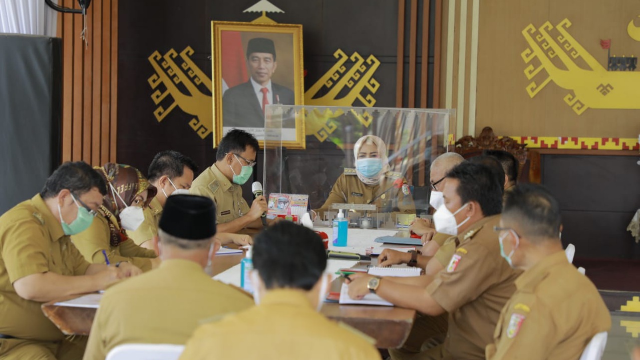 Rakor Online dengan Camat, Winarti Tekankan Beberapa Poin Penting