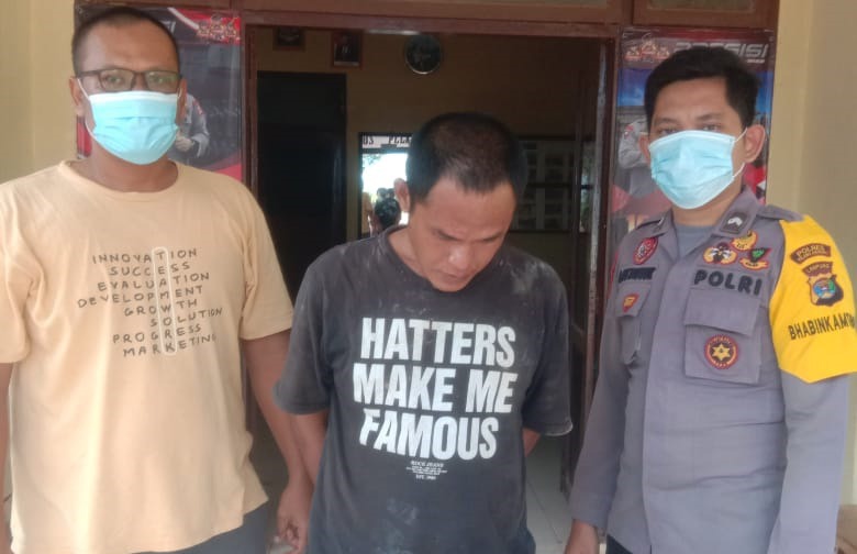 Gasak Motor Tetangga, Residivis Narkoba Kembali Ditangkap Polisi
