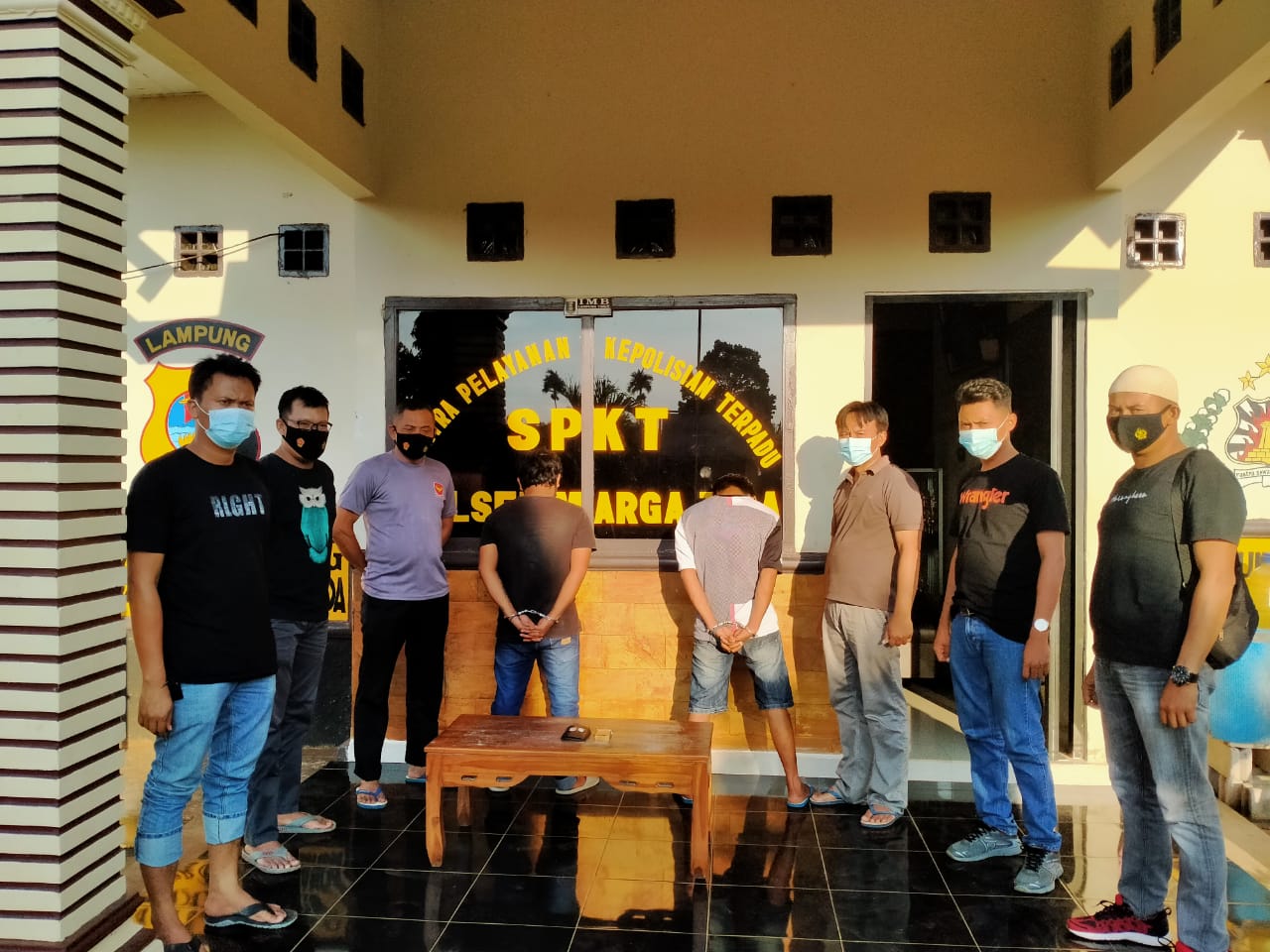 Patroli, Polsek Margatiga Amankan Dua Tersangka Narkoba