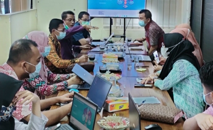 UAP Lakukan Pendampingan E-Lapkin 10 OPD