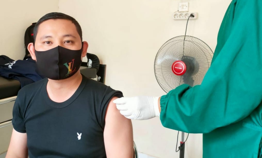 Sementara, Diskes Tanggamus Vaksinasi 2.736 Petugas Pelayan Publik
