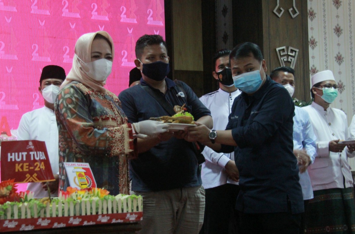 HUT Ke-24 Tuba, Bupati Winarti Berharap Covid-19 Segera Hilang dan Perekonomian Bangkit