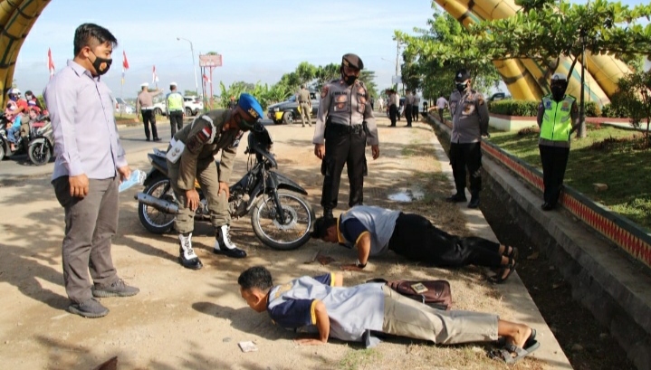 Ratusan Warga Terjaring Operasi Disiplin Prokes di Jalinbar