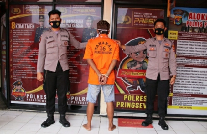 Ditangkap di Pasar, BB Sabu Ditemukan di Bawah Pohon