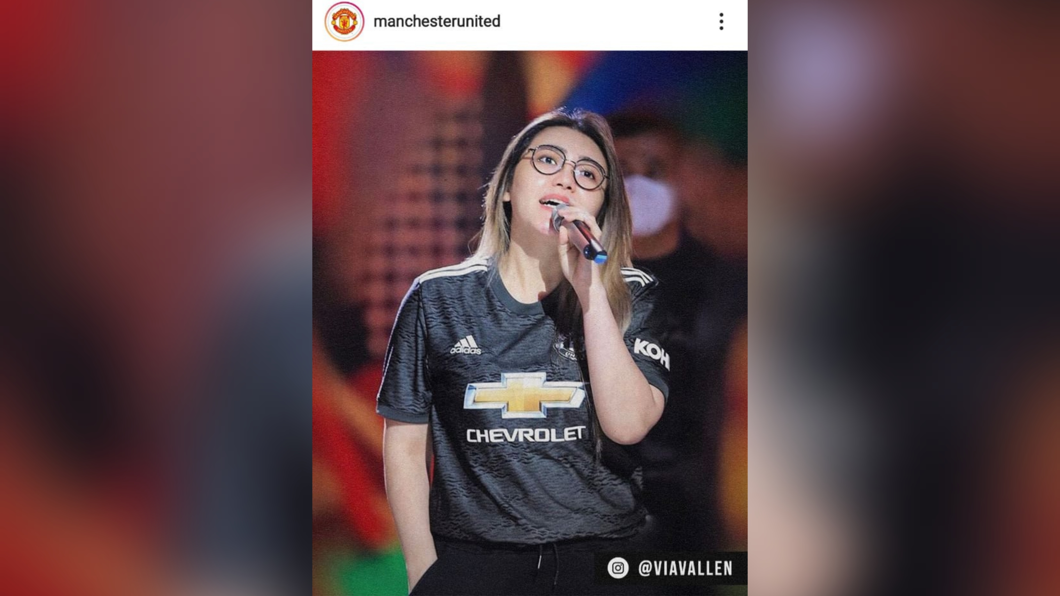 Heboh, Via Vallen Mejeng di Instagram Resmi MU