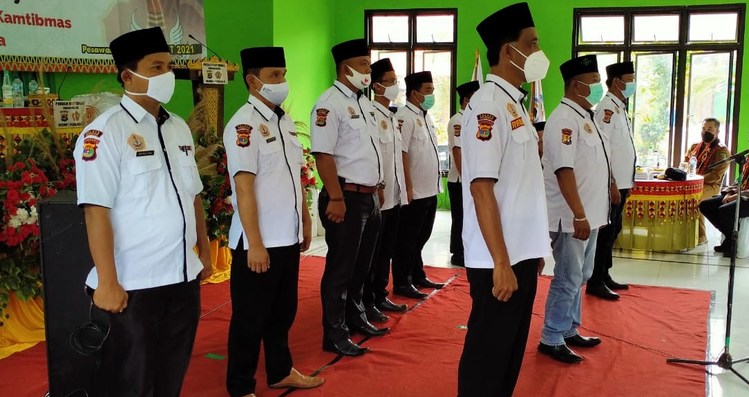 Pokdar Kamtibmas Tiga Kecamatan Pesawaran Dikukuhkan