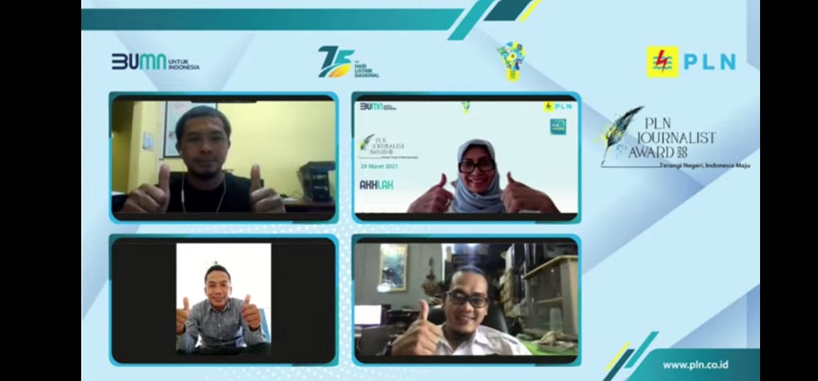 Top ! Radar Lampung TV Sabet Gelar Juara di PLN Journalist Award