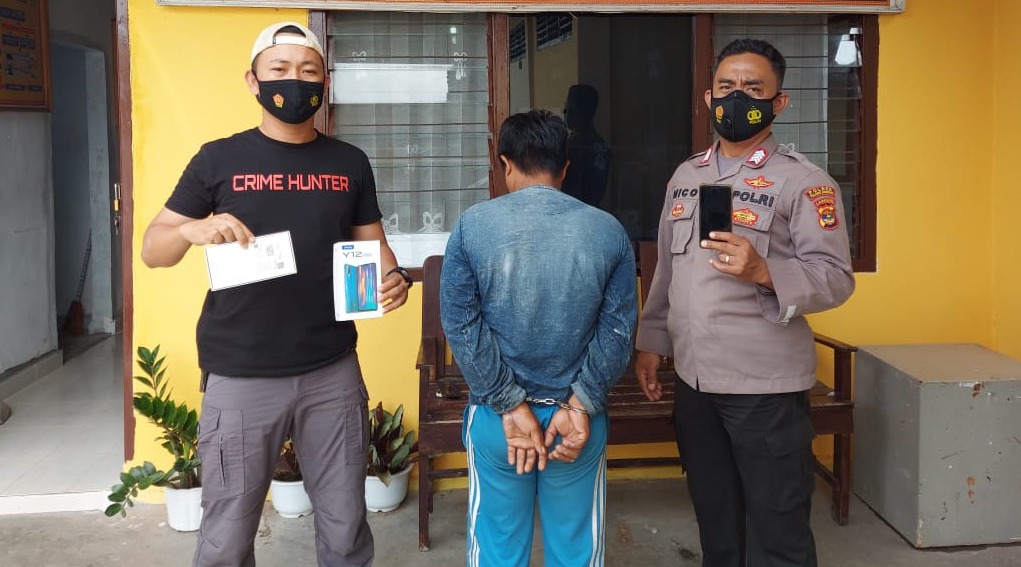 Ditinggal Tidur, Tiga Handphone Digasak Tetangga