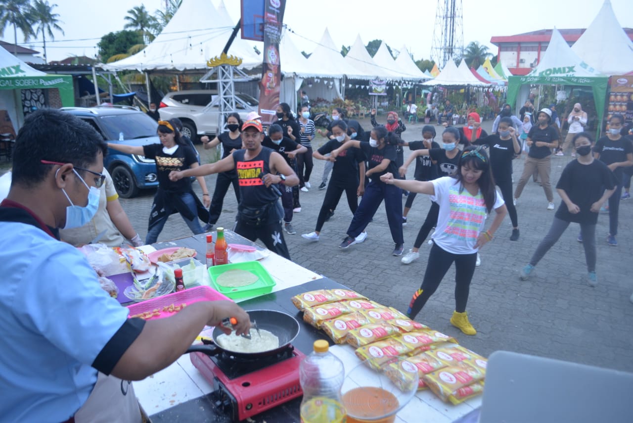Lagi, Olah Raga Sore Meriahkan Bazar Tanaman Hias Radar Lampung