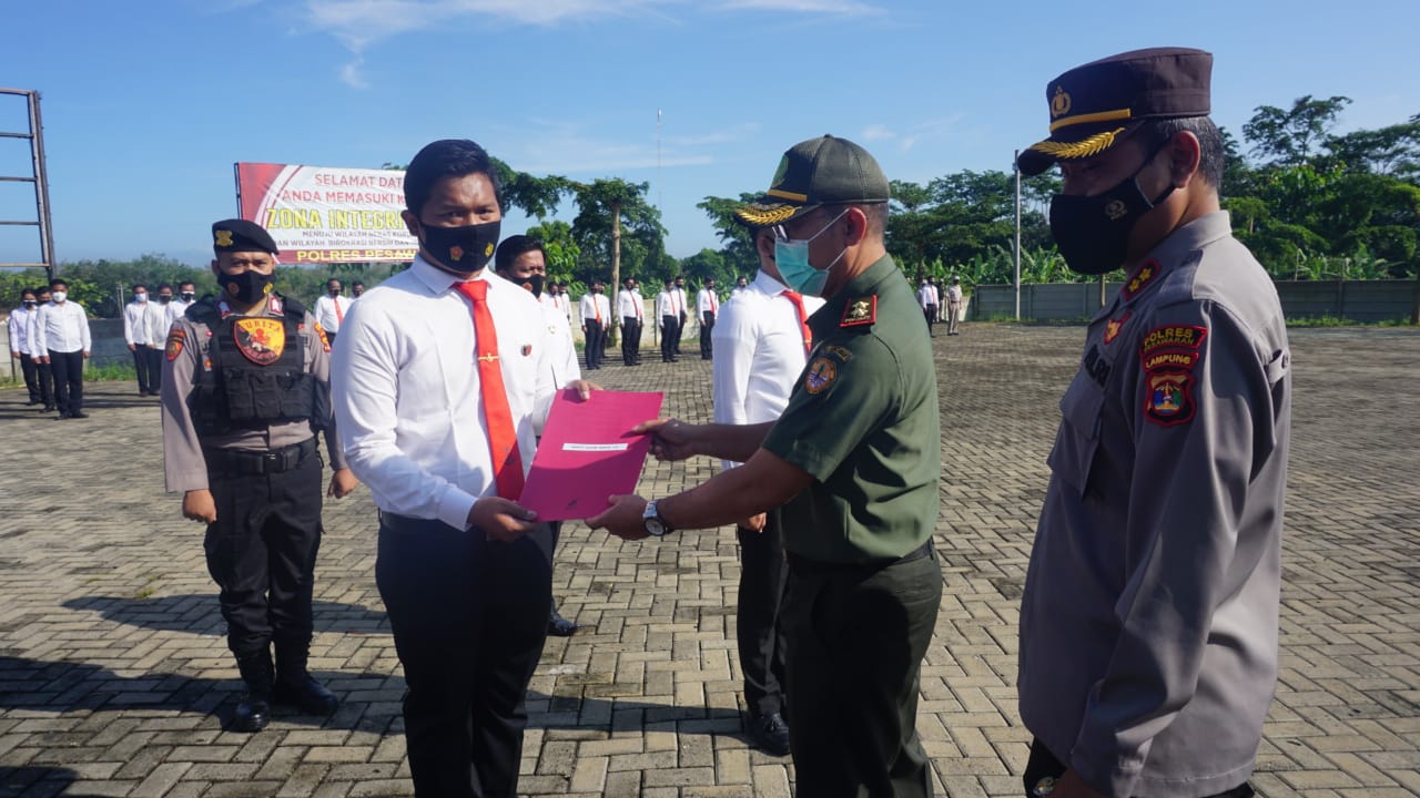 Ungkap Kasus Ilegal Logging, Personil Polres Pesawaran Raih Penghargaan