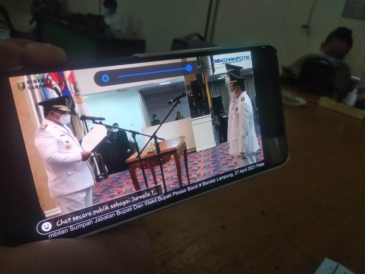 Gubernur Ingatkan Agus-Zulqoini untuk Tangai Covid-19 dengan Serius