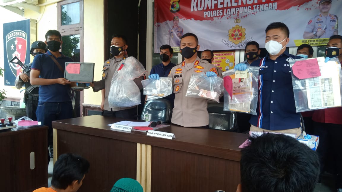 Polres Lamteng Bongkar Sindikat STNK Palsu