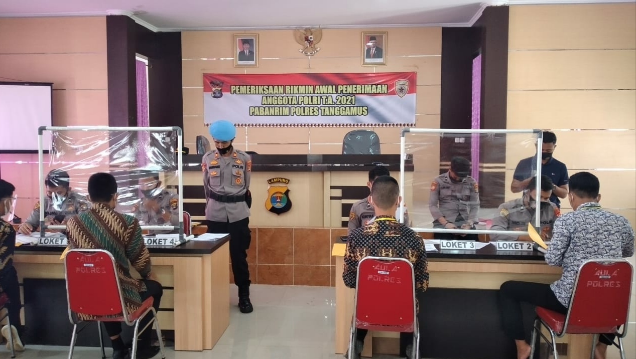 Polres Tanggamus Gelar Rikmin Awal Calon Anggota Polri