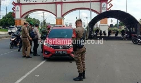 Kendaraan Luar Daerah lewat Posko Penyekatan Menurun