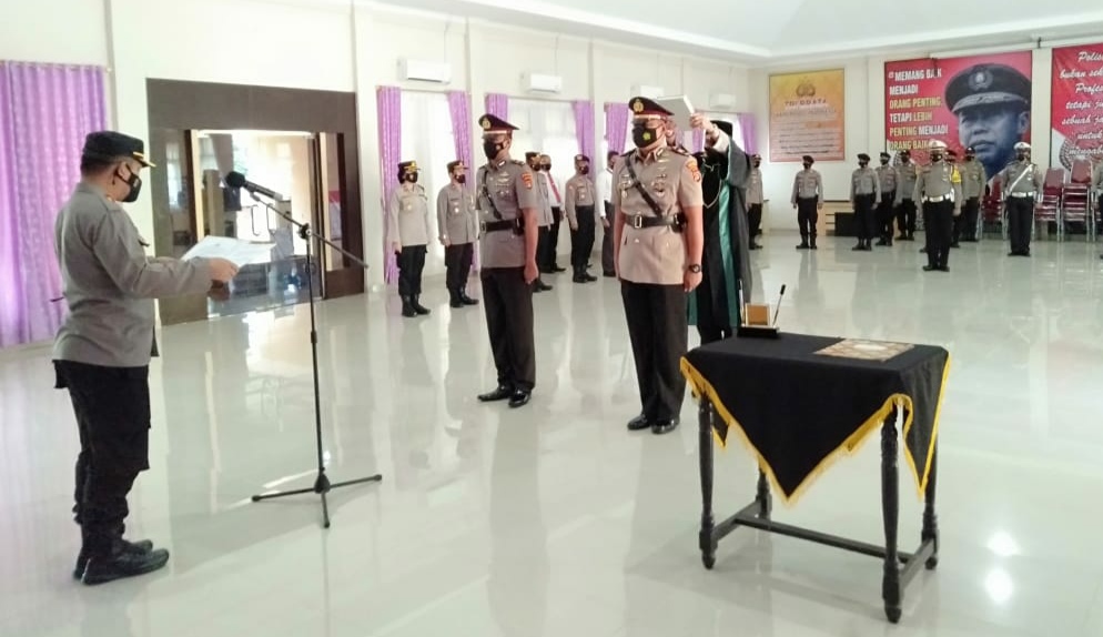 Posisi Kasatlantas Polres Tanggamus Diserahterimakan