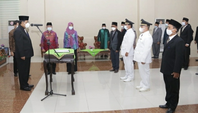 Sekkab Lantik 22 Pejabat Administrator dan Pengawas