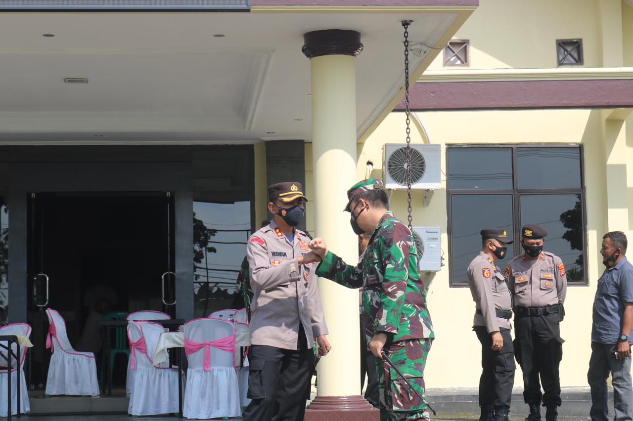 Jaga Sinergisitas, Polres dan Kodim 0429 Lamtim Ngopi Bareng