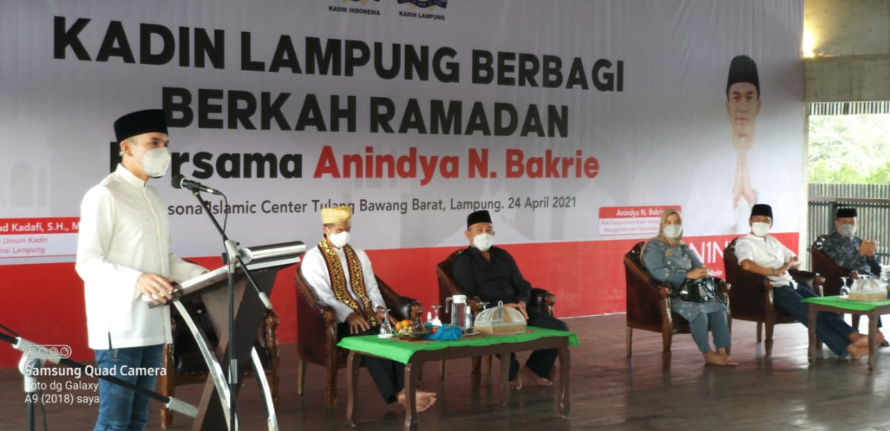 Solid ! Kadin Lampung Dukung Anindya Bakrie Maju Jadi Ketum
