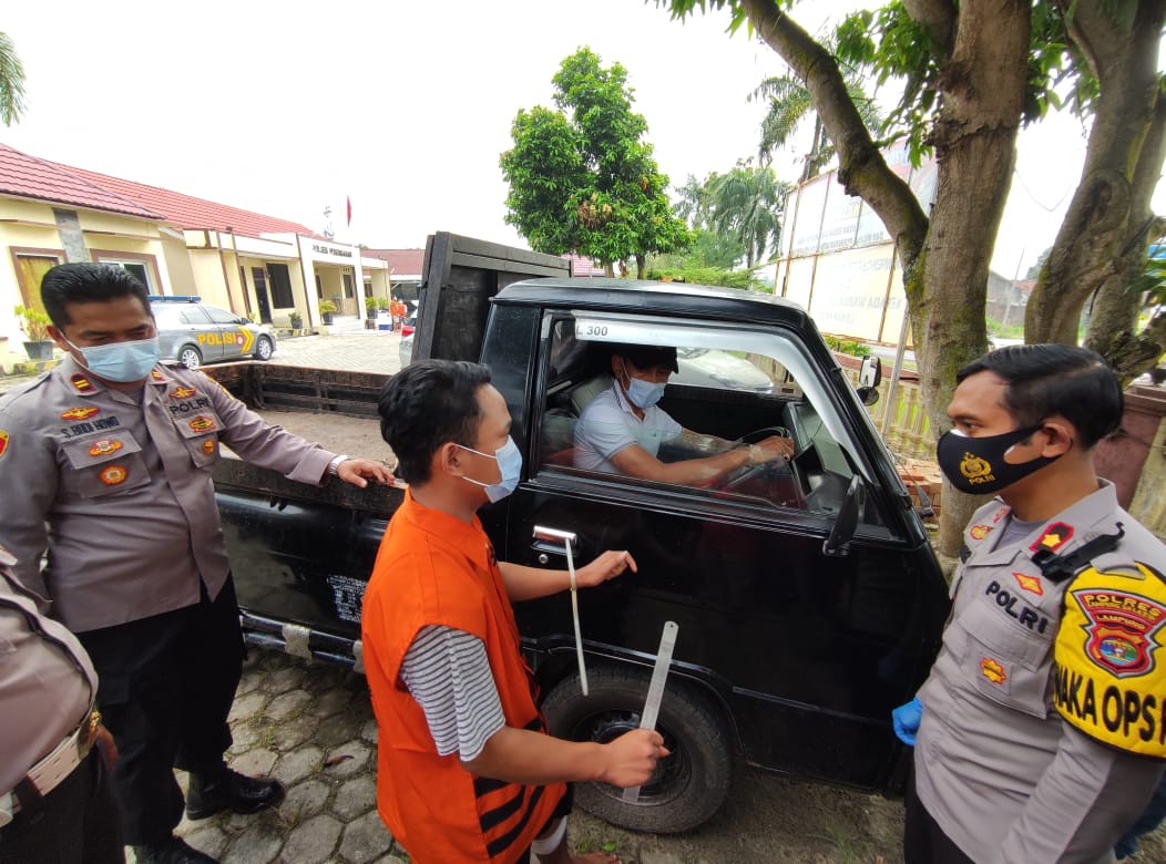 Lagi, Jajaran Polres Lamsel Tembak Pelaku Curas
