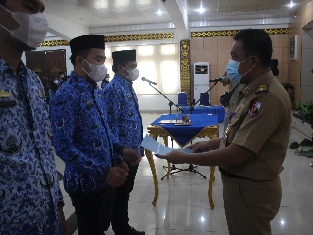79 ASN Lampura Tahun 2018 Dilantik dan Diambil Sumpah