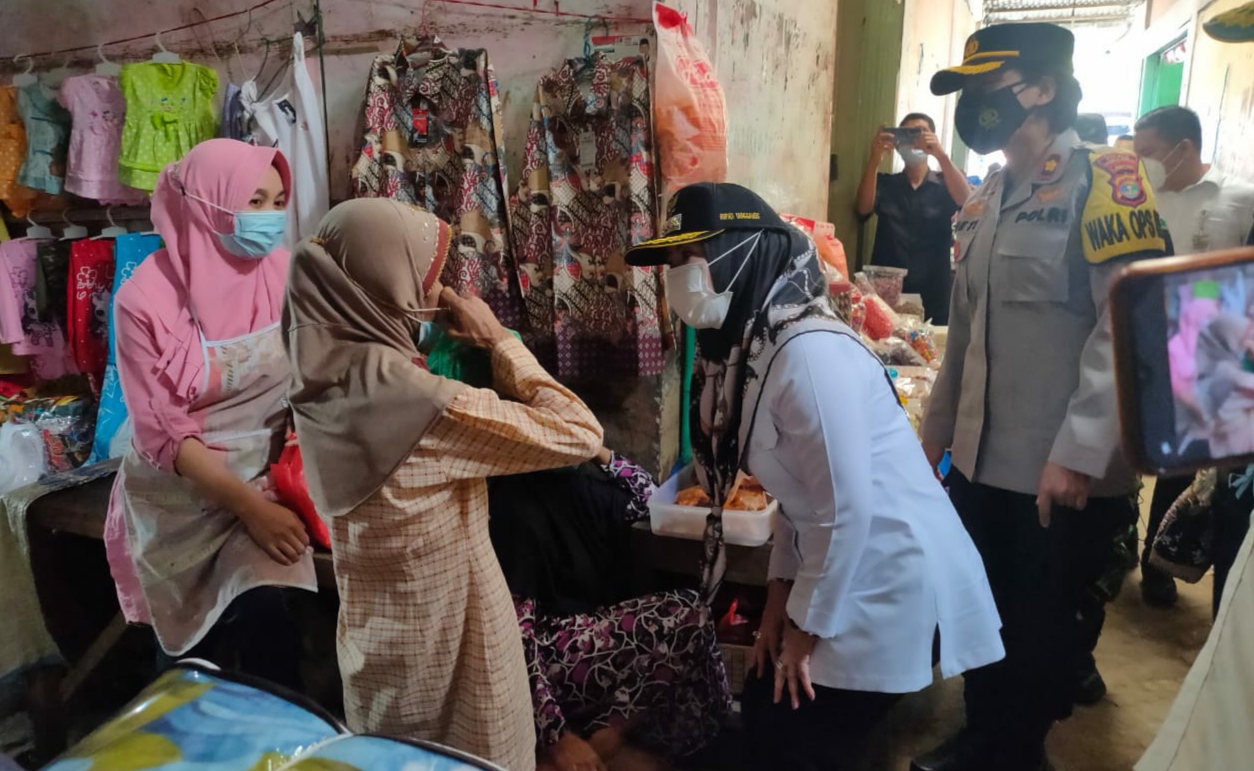 Operasi Yustisi, Satgas Covid-19 Tanggamus Sisir Empat Pasar