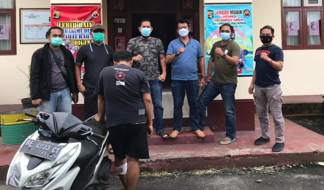 Tertangkap di Lamteng, Tersangka Curanmor Dapat \