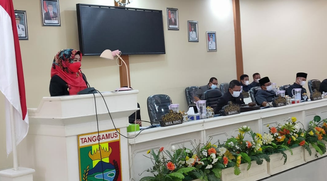 DPRD Gelar Rapat Paripurna LKPj. Pelaksanaan APBD 2020 Hasil Audit BPK