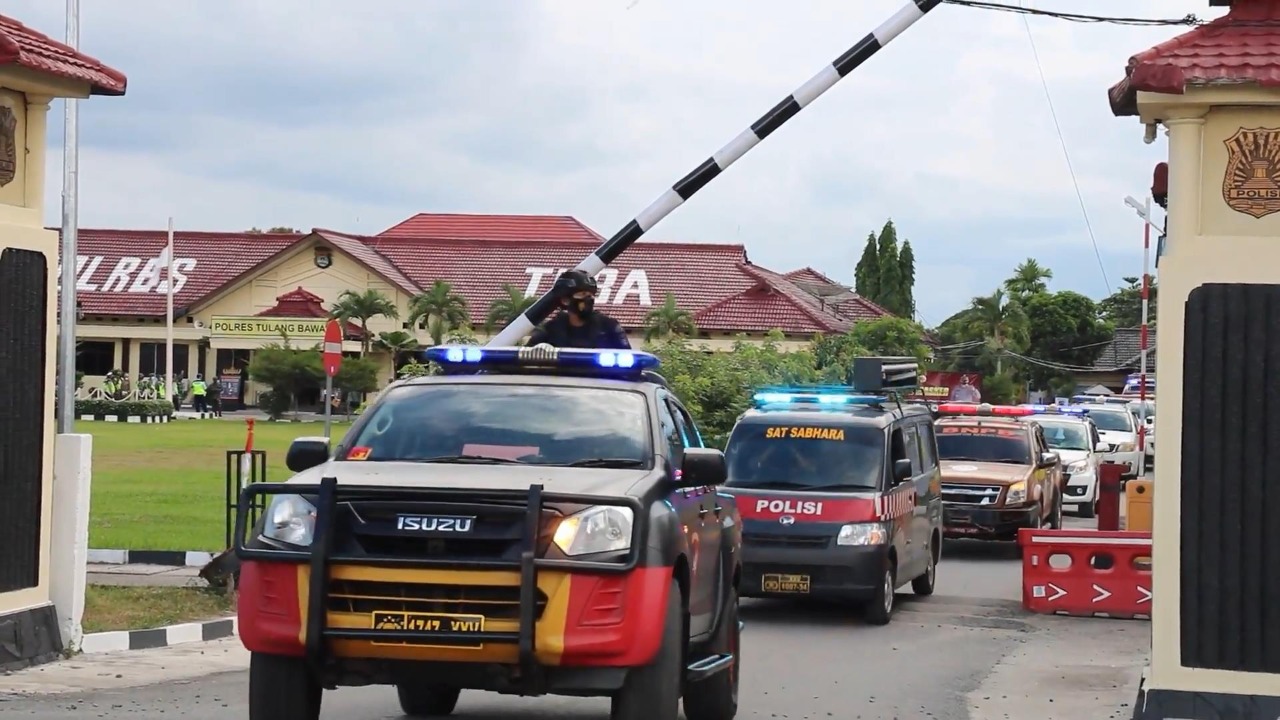 Patroli Skala Besar, Polres Tuba Libatkan 130 Personel Gabungan