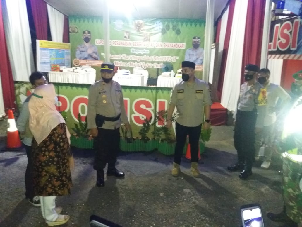 Cek Pospam, Bupati Pesawaran Warning Soal Open House