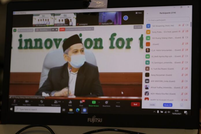 Unila Gelar Silahturahmi Virtual