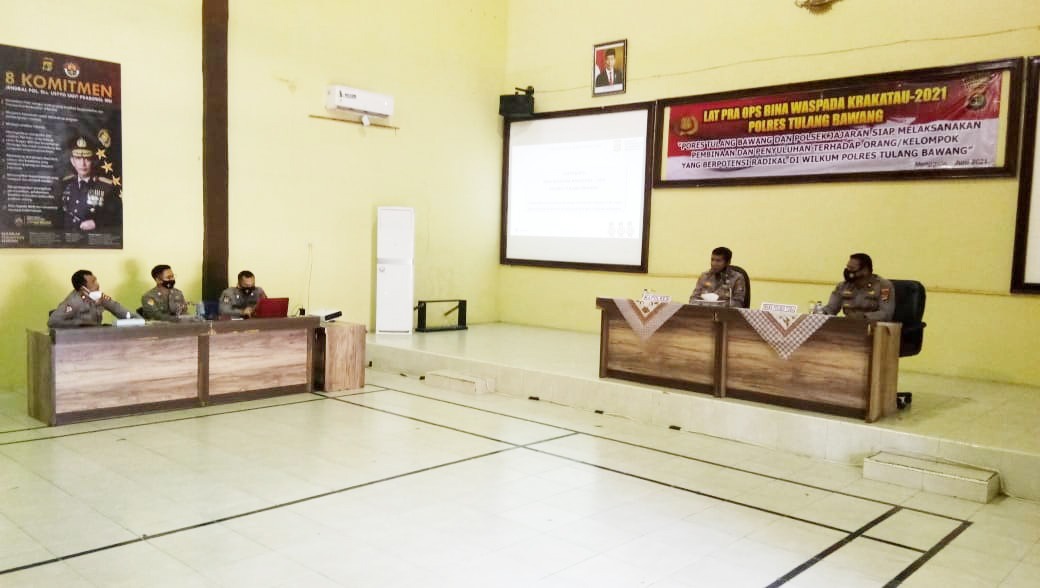 Operasi Bina Waspada Krakatau Polres Tuba Dimulai, Kapolres: Personel Jangan Underestimate
