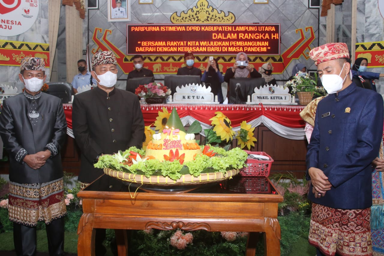 HUT Lampura Ke - 75 Tahun, Ini Kata Bupati Lampura Budi Utomo