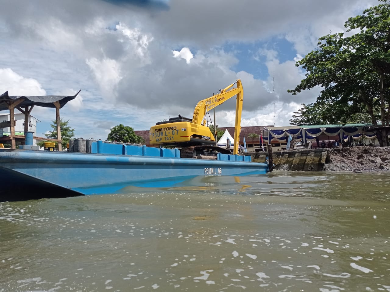 Petambak Bumi Dipasena Masih Butuh 9 Ekskavator untuk Revitalisasi