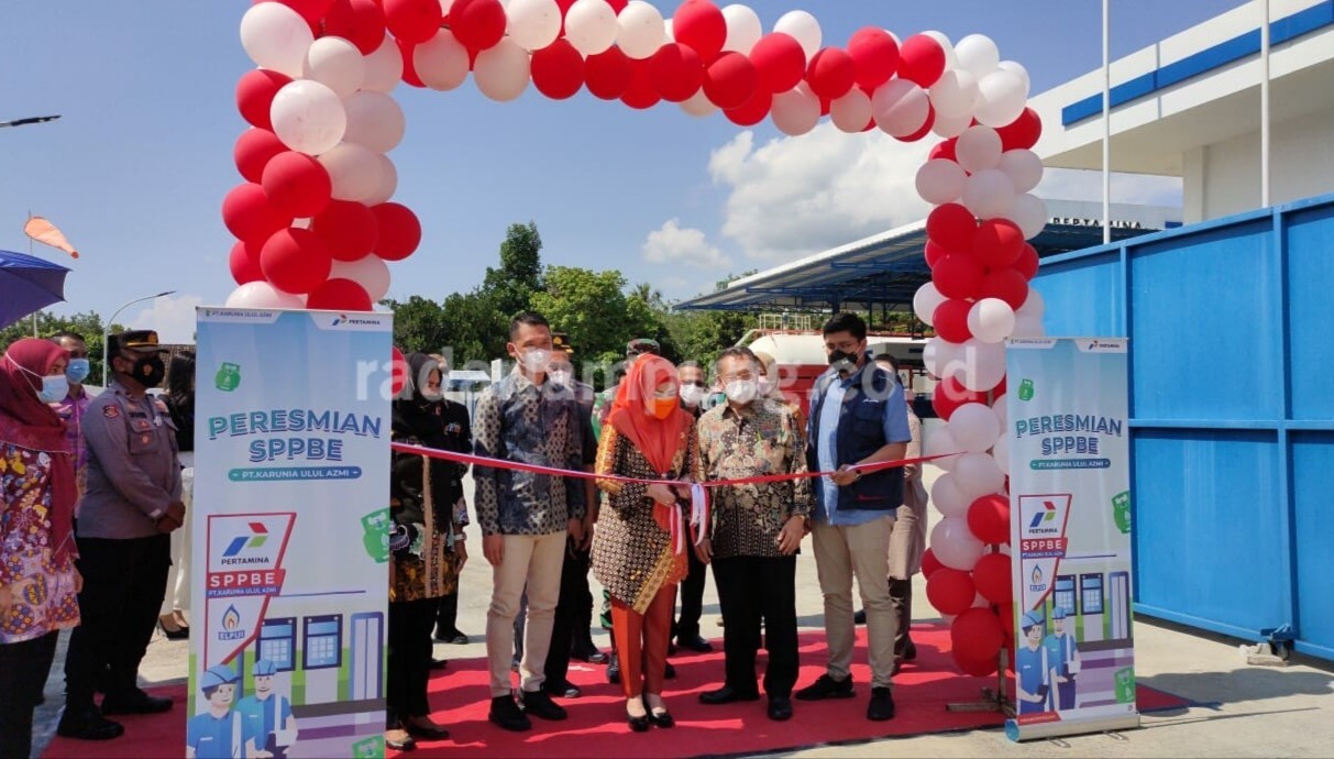 Bupati Resmikan SPPBE Pertama di Tanggamus