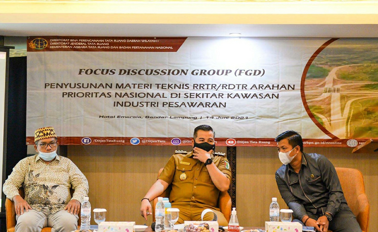 Tetapkan Empat Kawasan Perkotaan RDTR Pesawaran