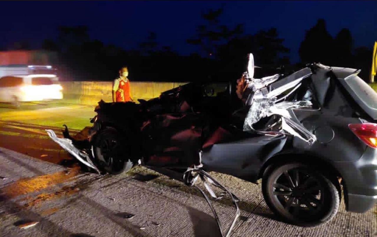 Lakalantas di Tol, Wakapolres Lampura Terluka