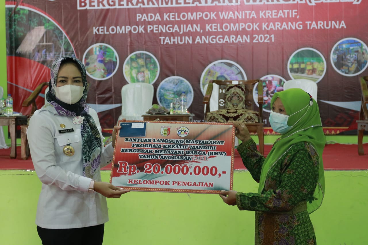 453 Kelompok Terima Program Kreatif Mandiri BMW Pemkab Tuba