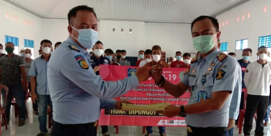 Rutan Kotabumi Bebaskan 55 Tahanan