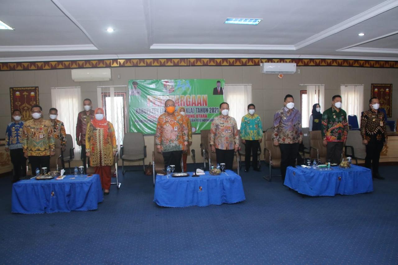 Lampura Sabet KLA Tingkat Pratama dari Kementrian PPPA