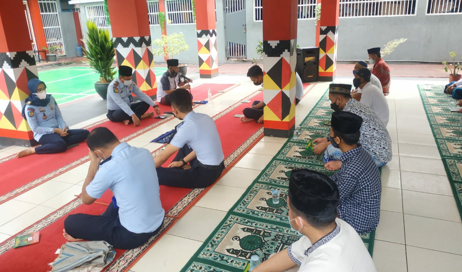 Warga Binaan Rutan Kotaagung Menangis, Doakan Indonesia Segera Bebas Dari Pandemi
