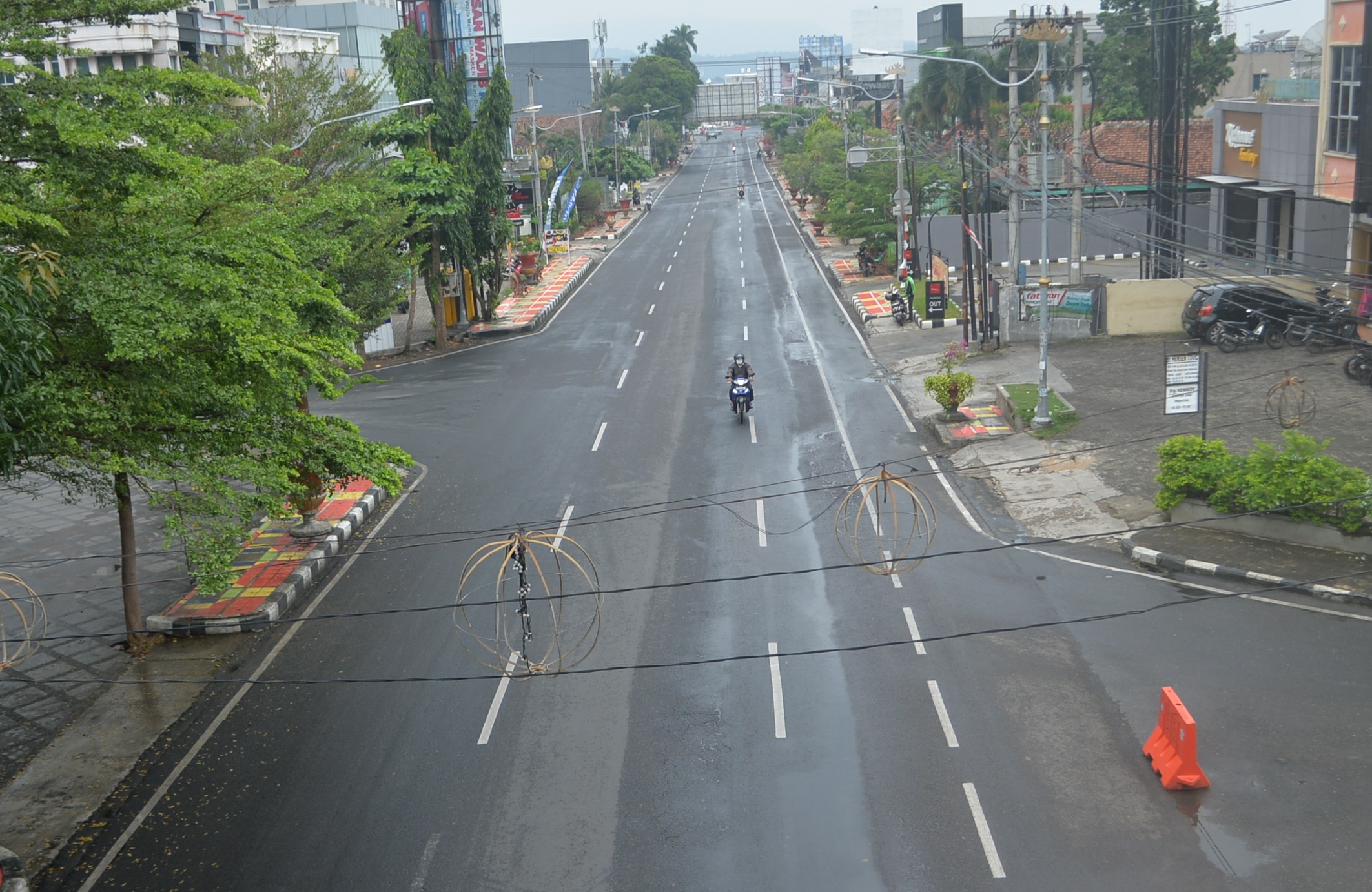 PPKM Darurat, Jalan Protokol Sepi