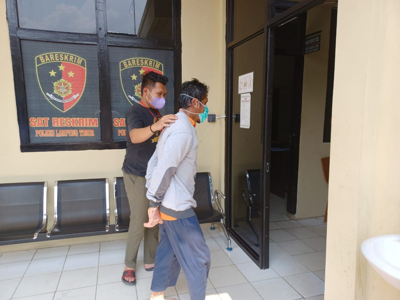 6 Kali Cabuli Anak Tiri, Buruh Serabutan Diamankan Polres Lamtim